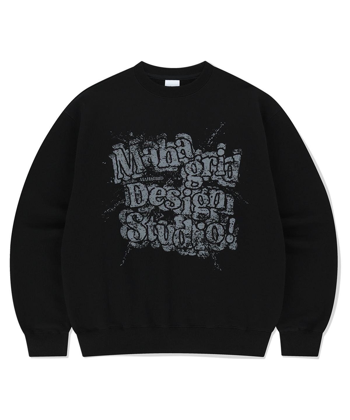 마하그리드(MAHAGRID) SPLATTER SWEATSHIRT BLACK(MG2FSMM443A)