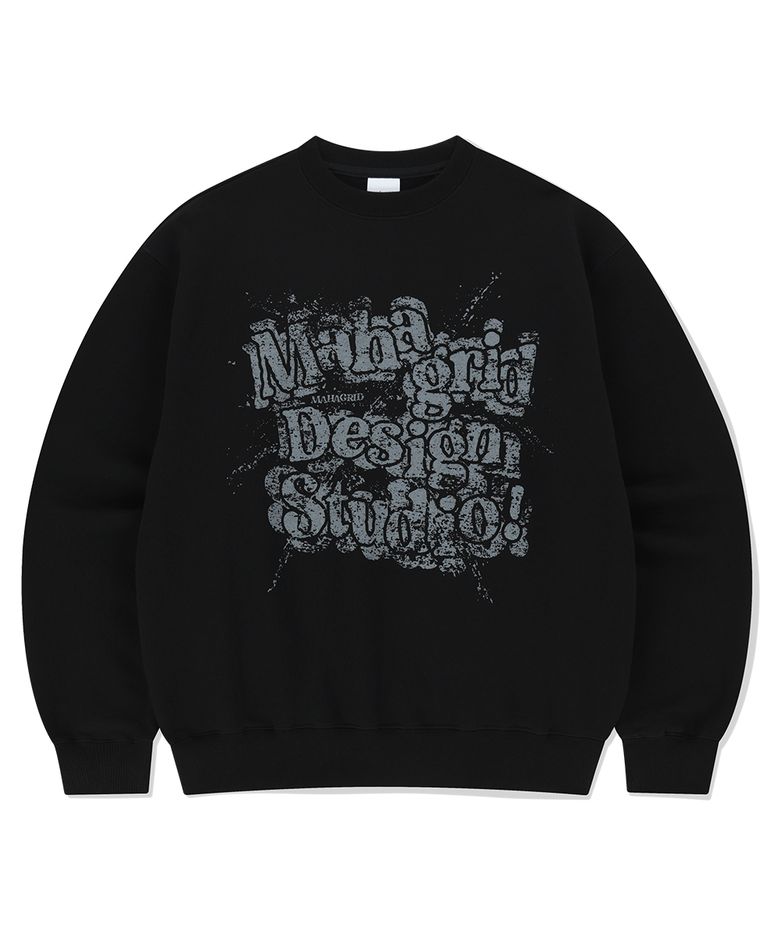 SPLATTER SWEATSHIRT BLACK(MG2FSMM443A)