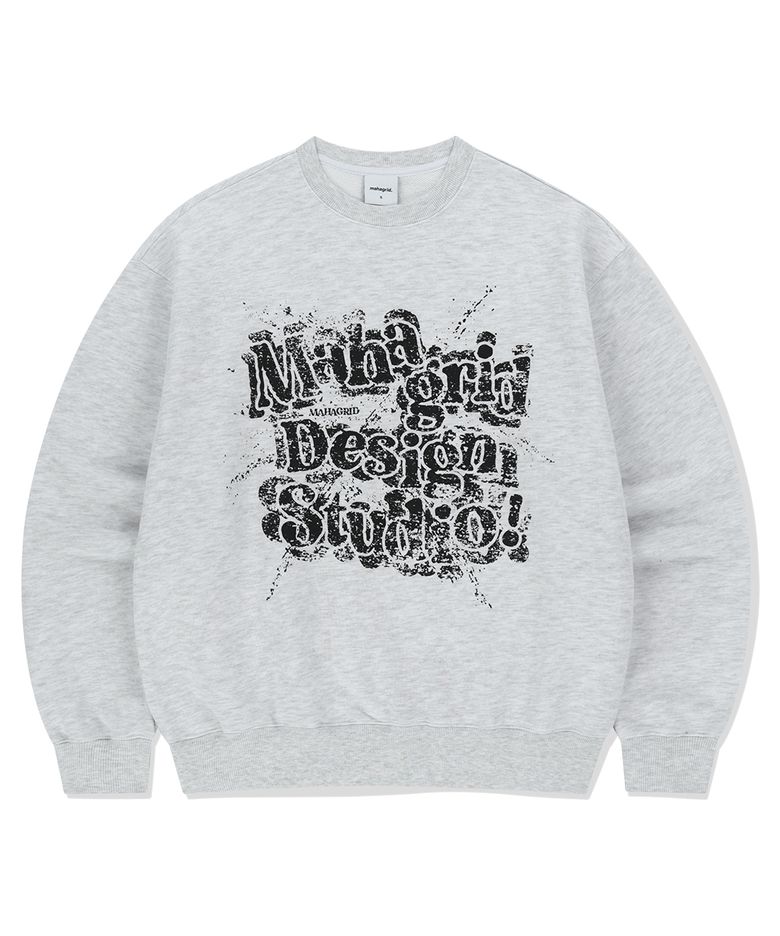 SPLATTER SWEATSHIRT LIGHT GREY(MG2FSMM443A)
