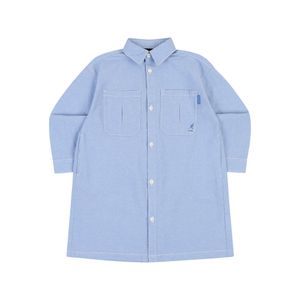 롱 셔츠 원피스 RA 2201 블루