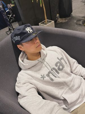 mah SPRAY HOODIE LIGHT GREY(MG2FSMM407A)