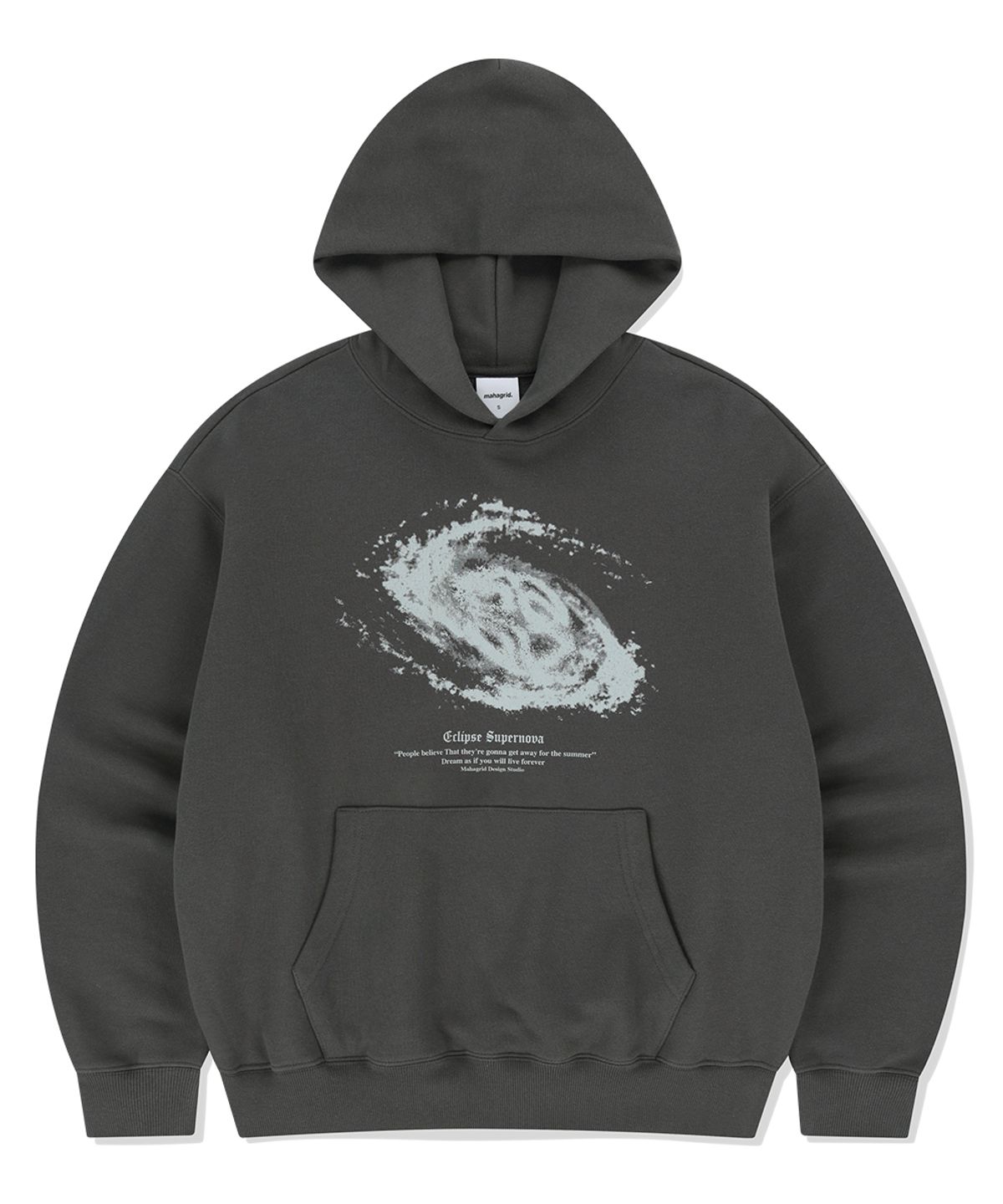 마하그리드(MAHAGRID) SUPERNOVA HOODIE CHARCOAL(MG2FSMM405A)