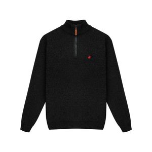 하이넥 기모 니트 반집업 TS923