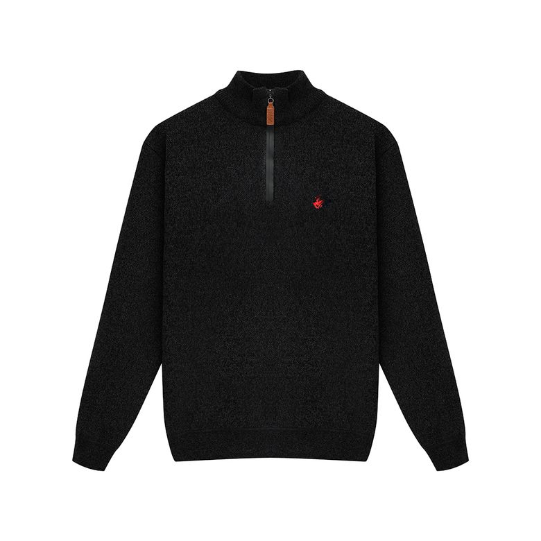 하이넥 기모 니트 반집업 TS923