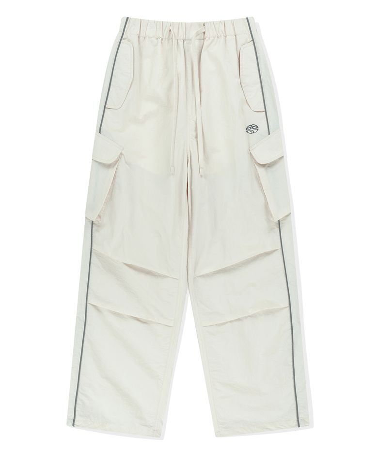 NYLON CARGO PARACHUTE PANT IVORY(MG2FSMPA20A)