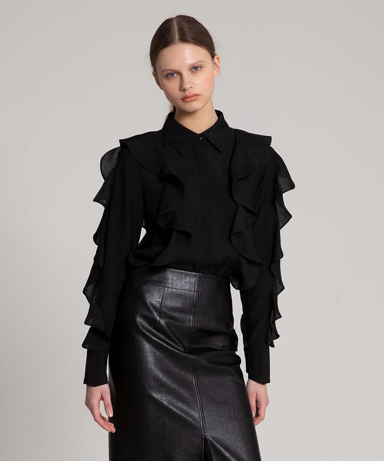 Selene Blouse _ Black