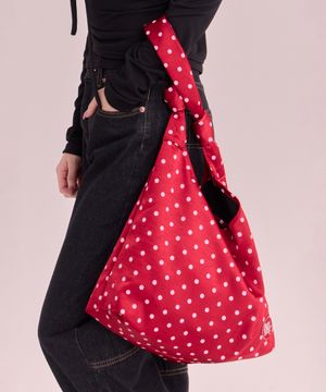 베티붑 도트 타이 숄더백_레드