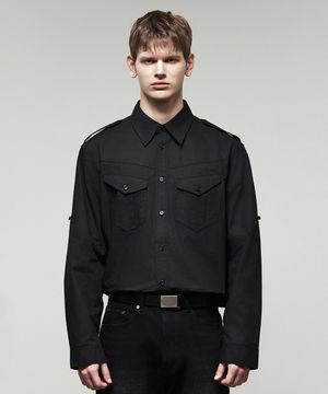 컴뱃 컴포트 셔츠 블랙 IESH5E106BK