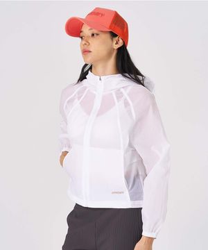 여성 경량 시스루 자켓 SPKPCNJK353WWHT