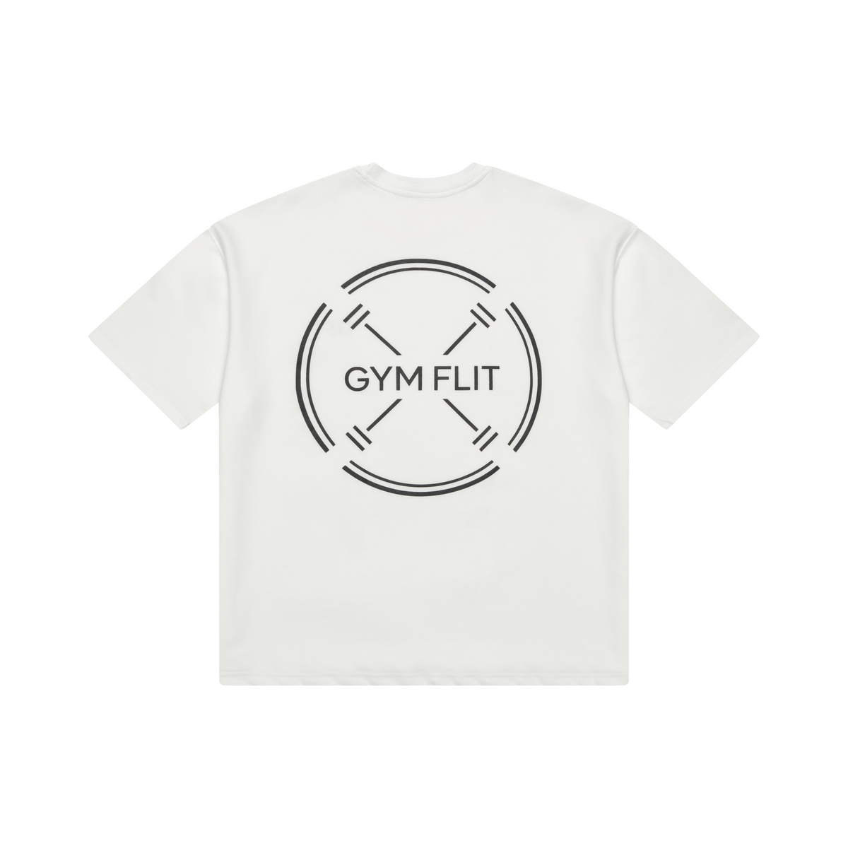 짐플릿(GYMFLIT) 빅로고 루즈핏 숏 슬리브