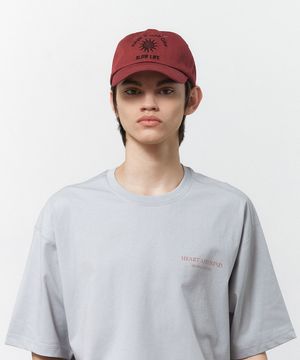 빅 사이즈 1.0 DAY OFF 볼캡 모자 레드 IEHE5G001R2