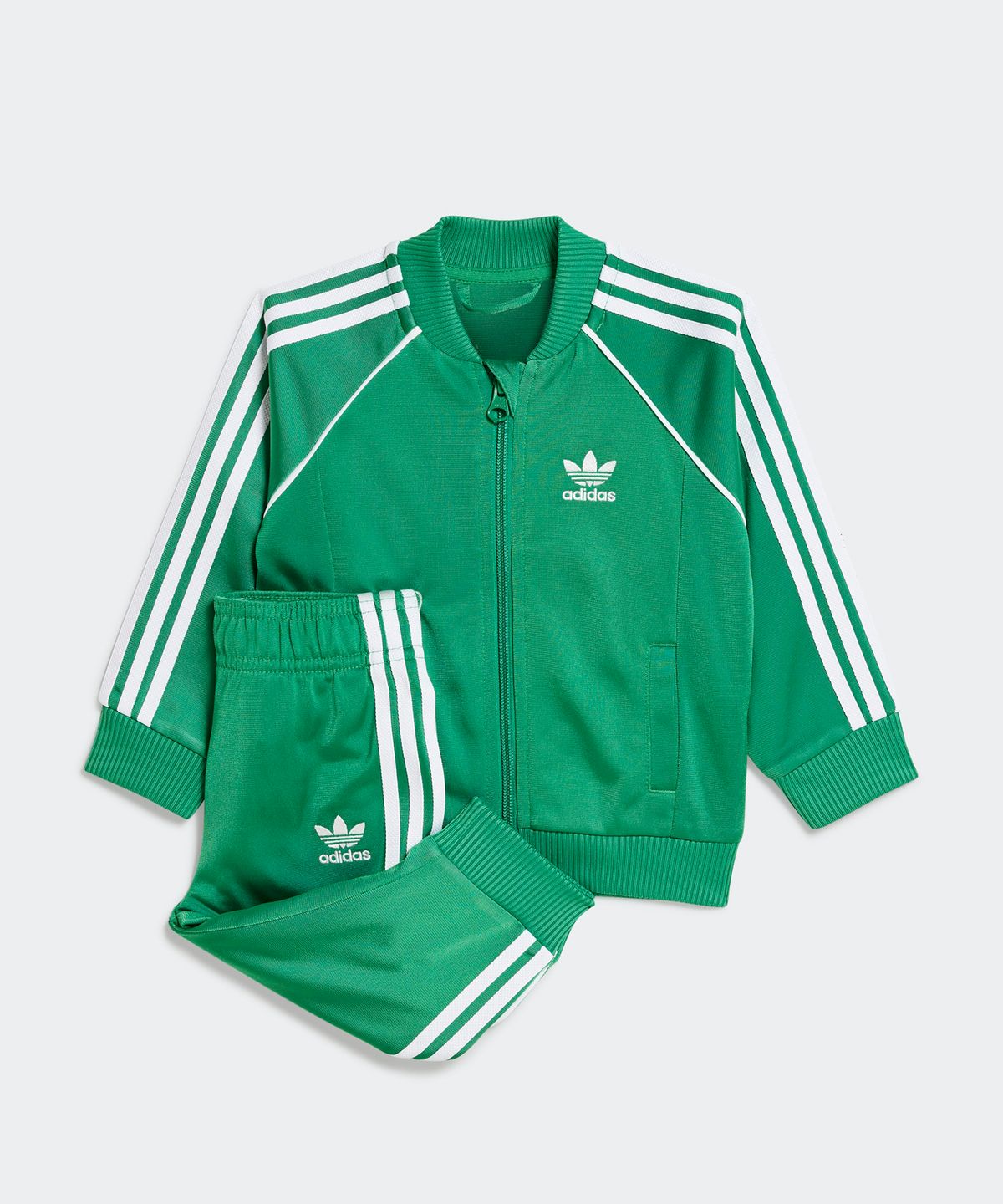 아디다스 키즈(ADIDAS KIDS) 아디컬러 SST 트랙수트 인펀트 - 그린 / IX5176