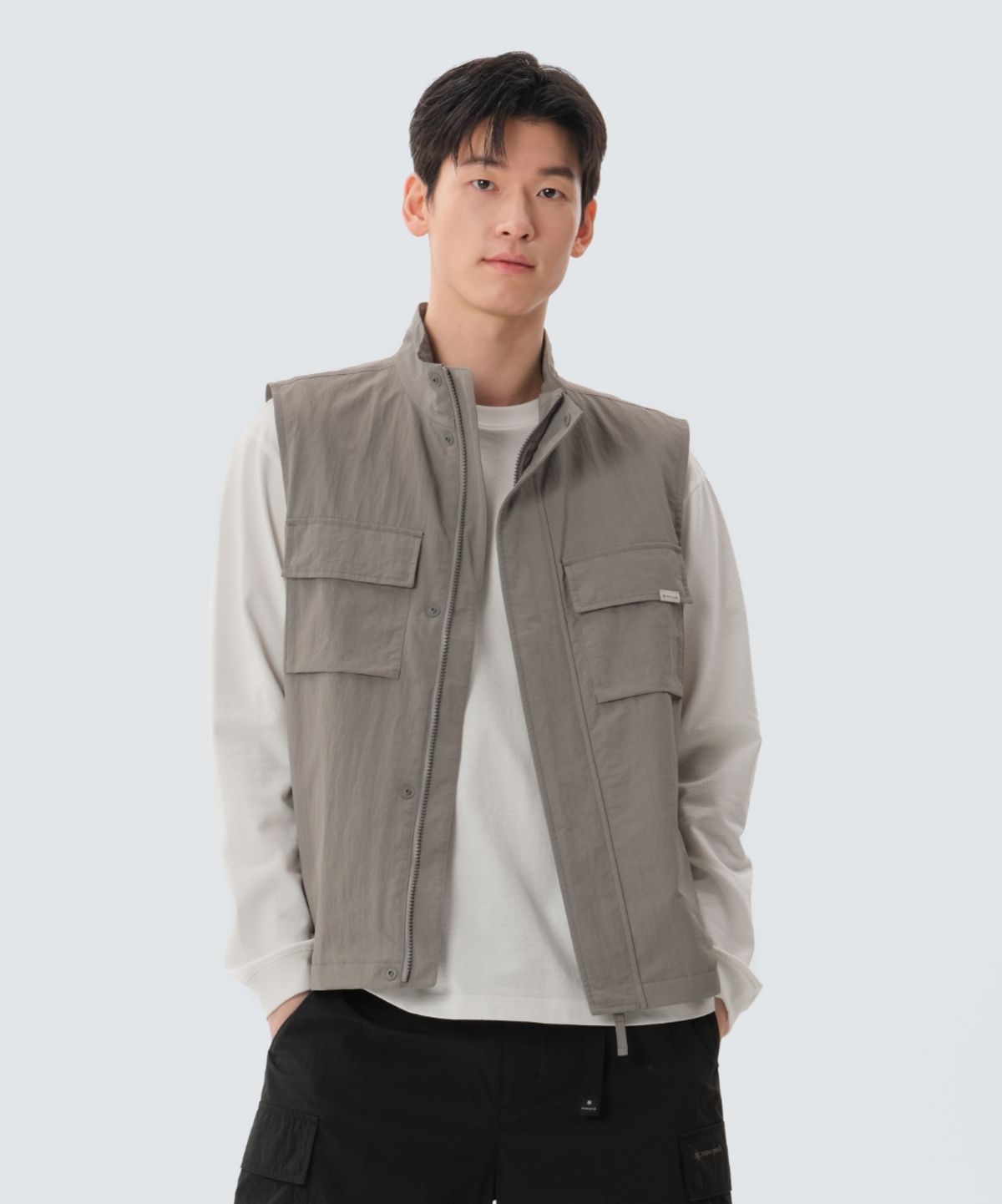 스노우피크 어패럴(SNOWPEAK APPAREL) 캠플 베스트 (S25ZMCVE10) Vintage Gray