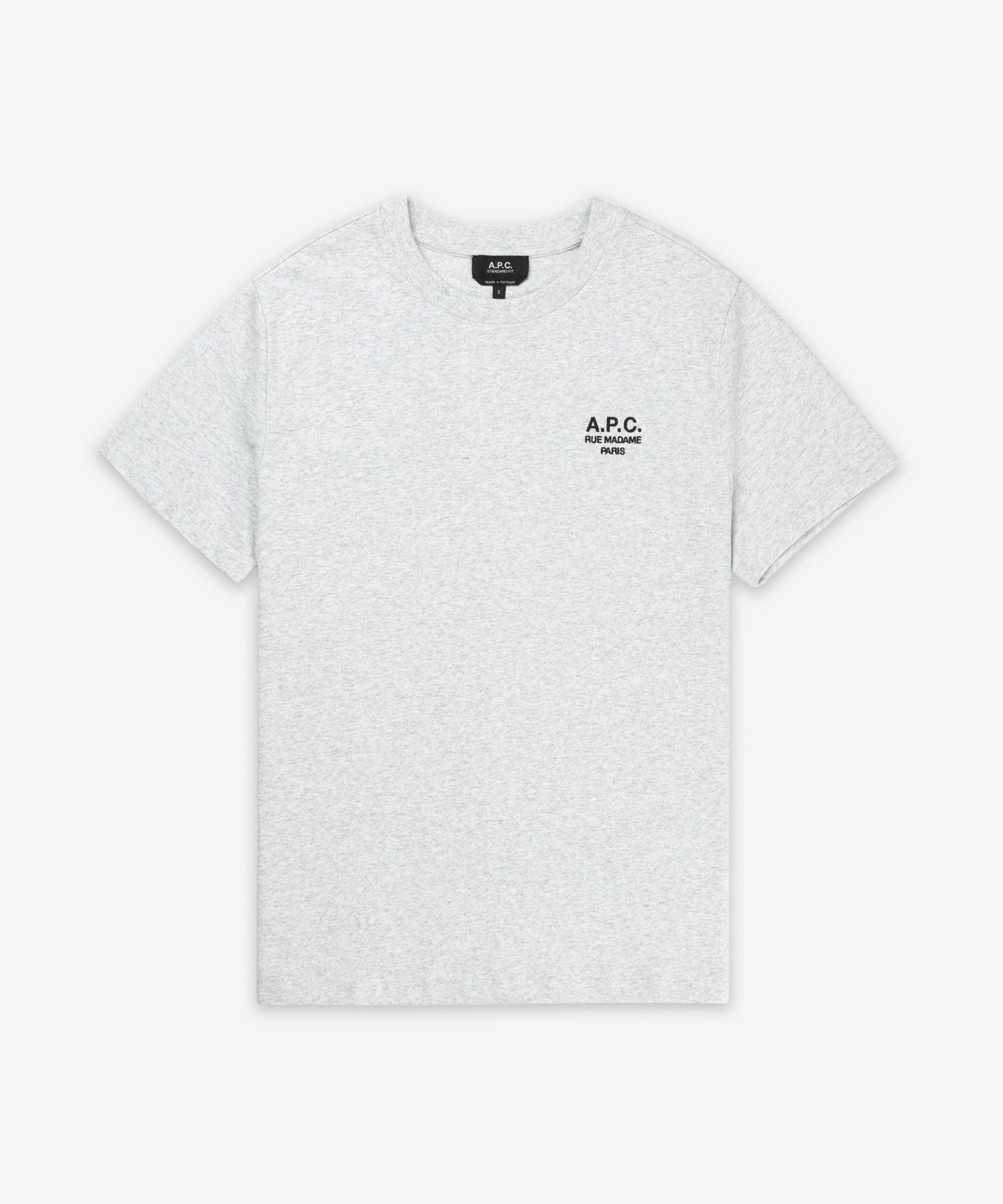 MUSINSA | A.P.C. Lou Madame Regular Fit Short Sleeve T-Shirt