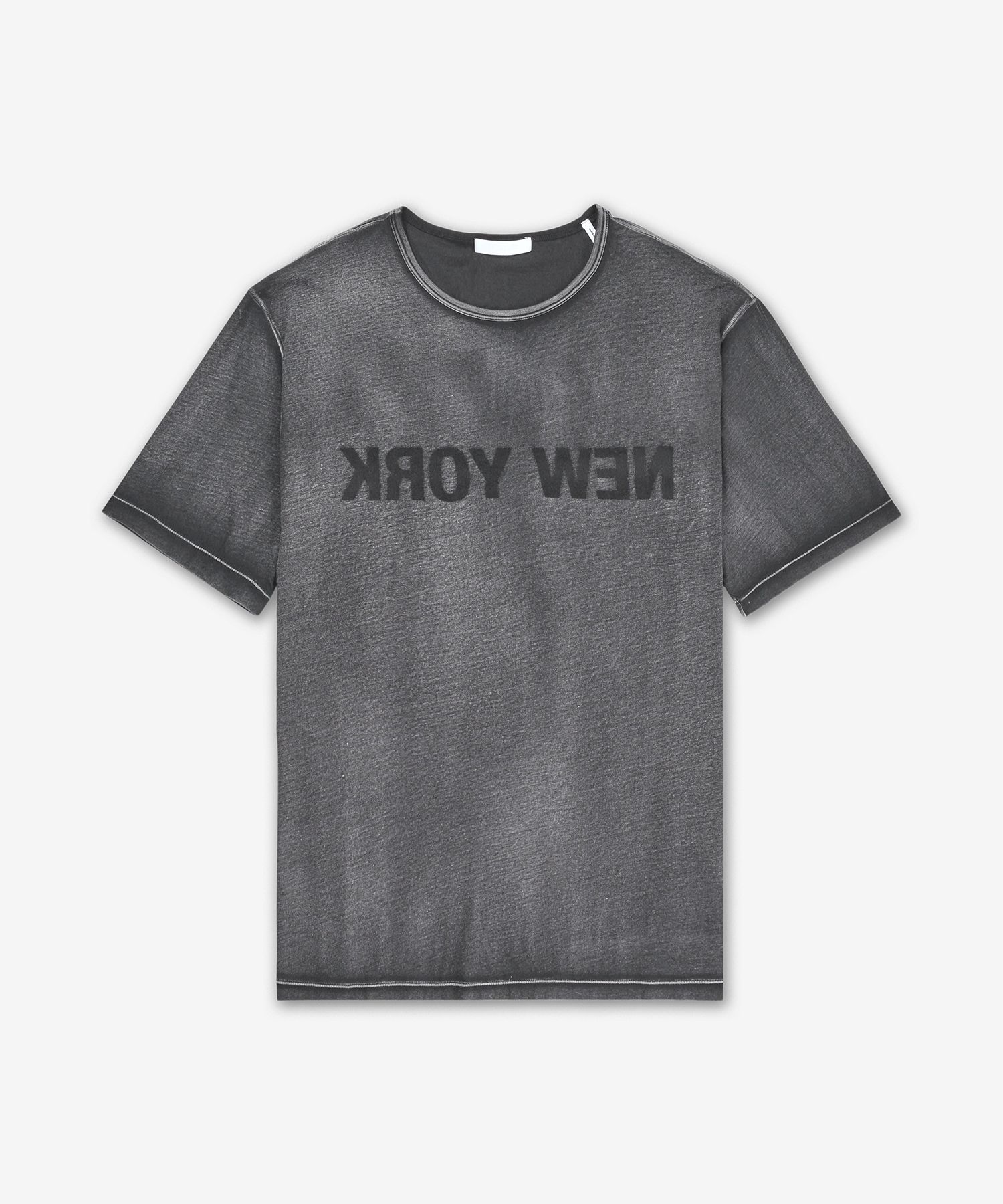 ★HELMUT LANG★ Garment Dyed Upstate Short Sleeve T-Shirt Bl 0400021888066_BLACK?wid=600&
