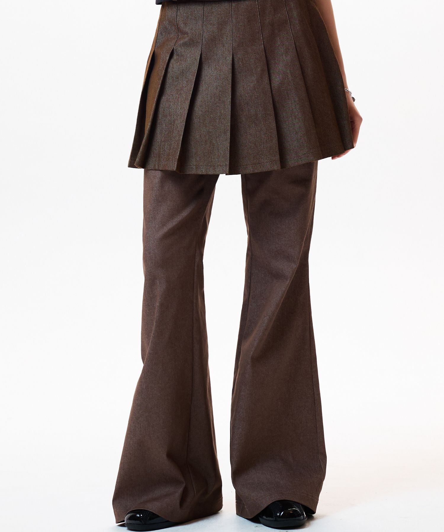 ★2025SS新作★LUV IS TRUE★IM DENIM PLEATS SKIRT PANTS MUSINSA | LUV IS TRUE IM DENIM PLEATS SKIRT PANTS(BLACK)