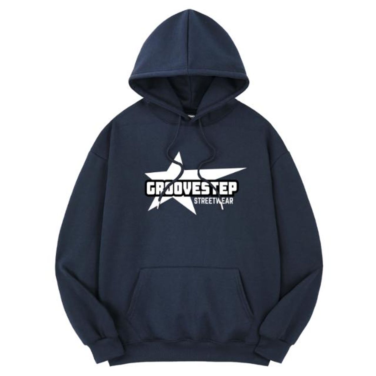그루브스텝(GROOVESTEP) 스타링 오버핏 후드 티 H0233