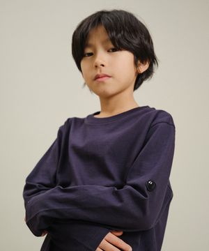 타이니 벤몬 롱 슬리브 티_네이비