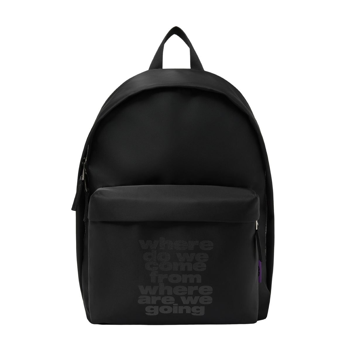 이알티알(ERTR) ERTR Nylon Backpack Black