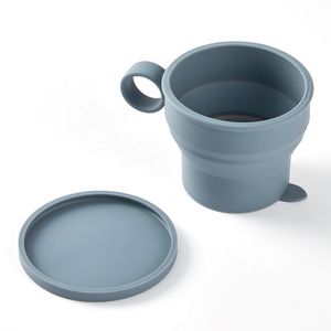 여행용 접이식 실리콘 컵 300ml