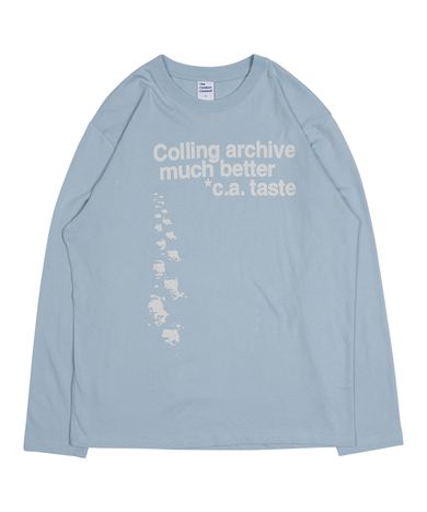 TCM typing logo knit (sky blue)