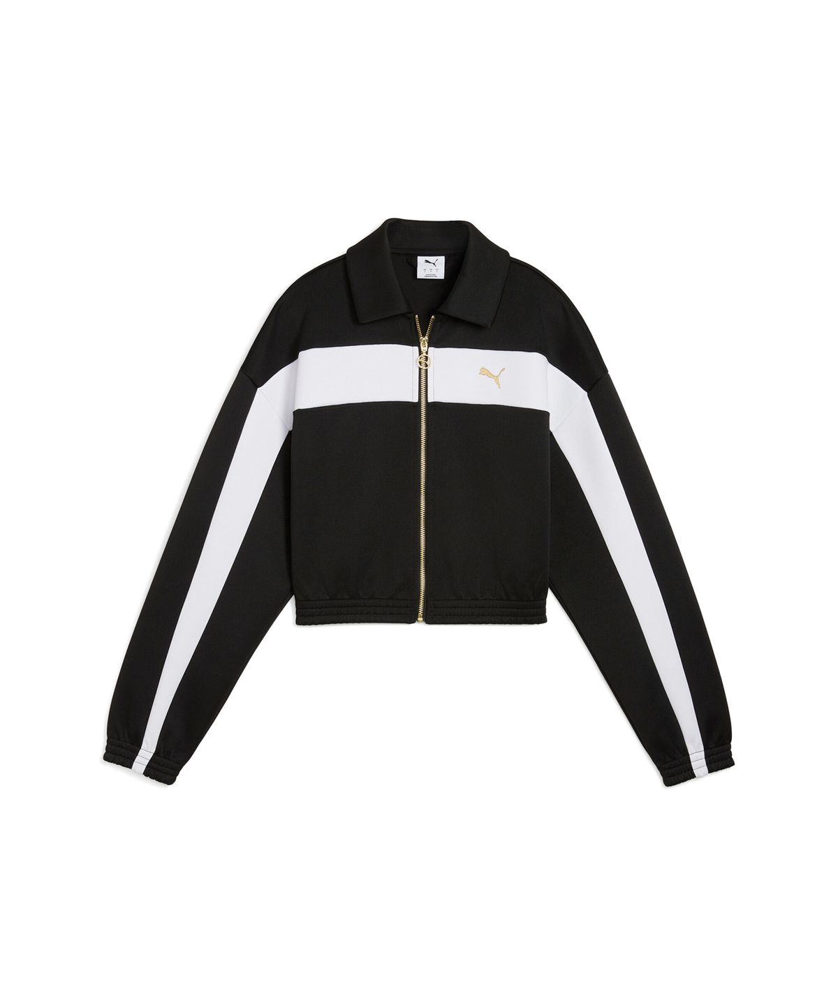 푸마(PUMA) 릴렉스 크롭 트랙 자켓 - 블랙 / 633795-01