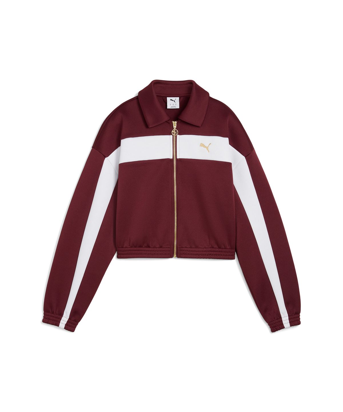 푸마(PUMA) 릴렉스 크롭 트랙 자켓 - 루비 / 633795-96