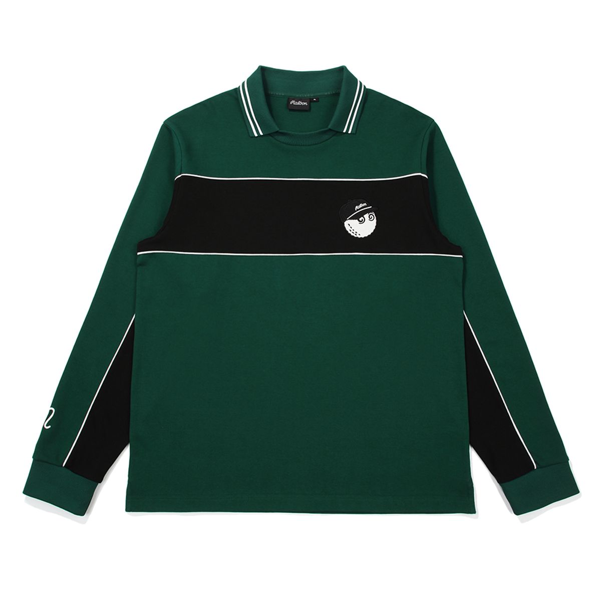 말본 골프(MALBON GOLF) 버킷 블록 CP 티셔츠 GREEN (MAN)