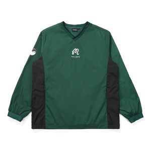 V-NECK 컬러 블럭 메쉬 안감 피스테 GREEN (MAN)