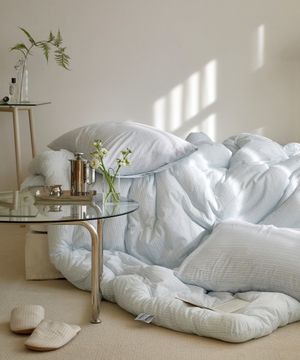 프렌치맨션 60수 아사 순면 간절기/사계절 차렵이불단품(SS/Q) 8종