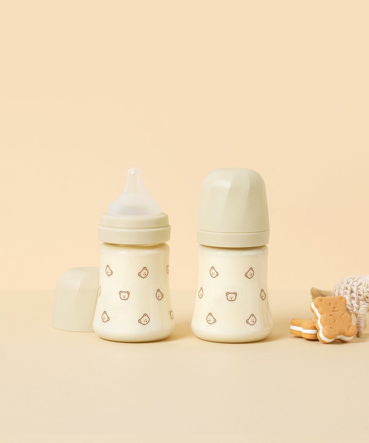 그로미미(GROSMIMI) PPSU 돗꼼 200ml 젖병 트윈팩 (버터)