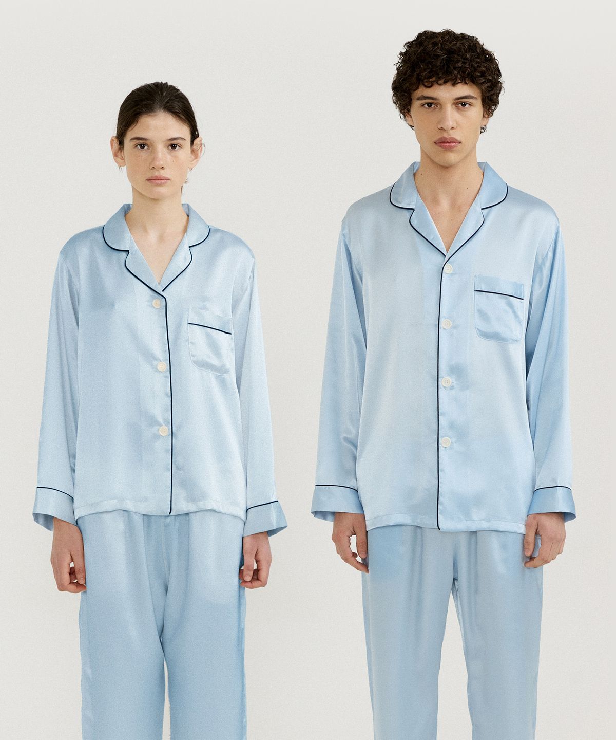조스라운지(JO'S LOUNGE) (couple) Classic Sky Pajama Set