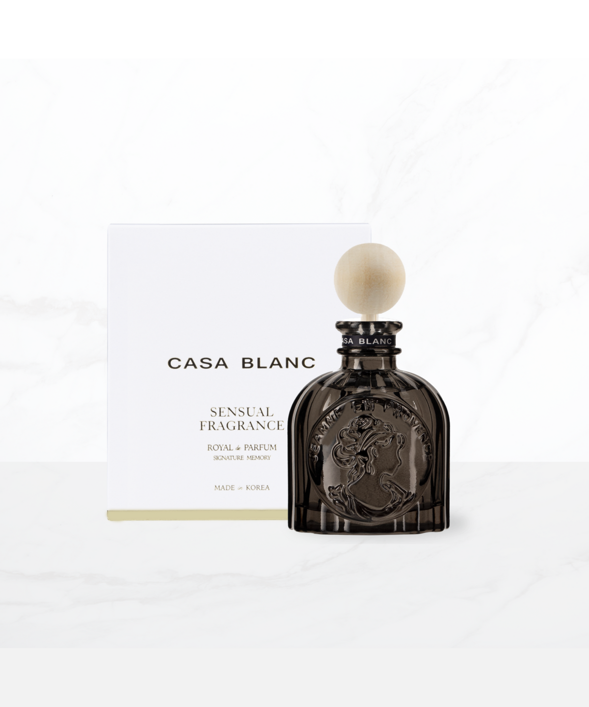 까사블랑(CASABLANC) [우드볼 + 논슬립 패드 포함] 까사블랑 차량용 보니타 블랙 100ML