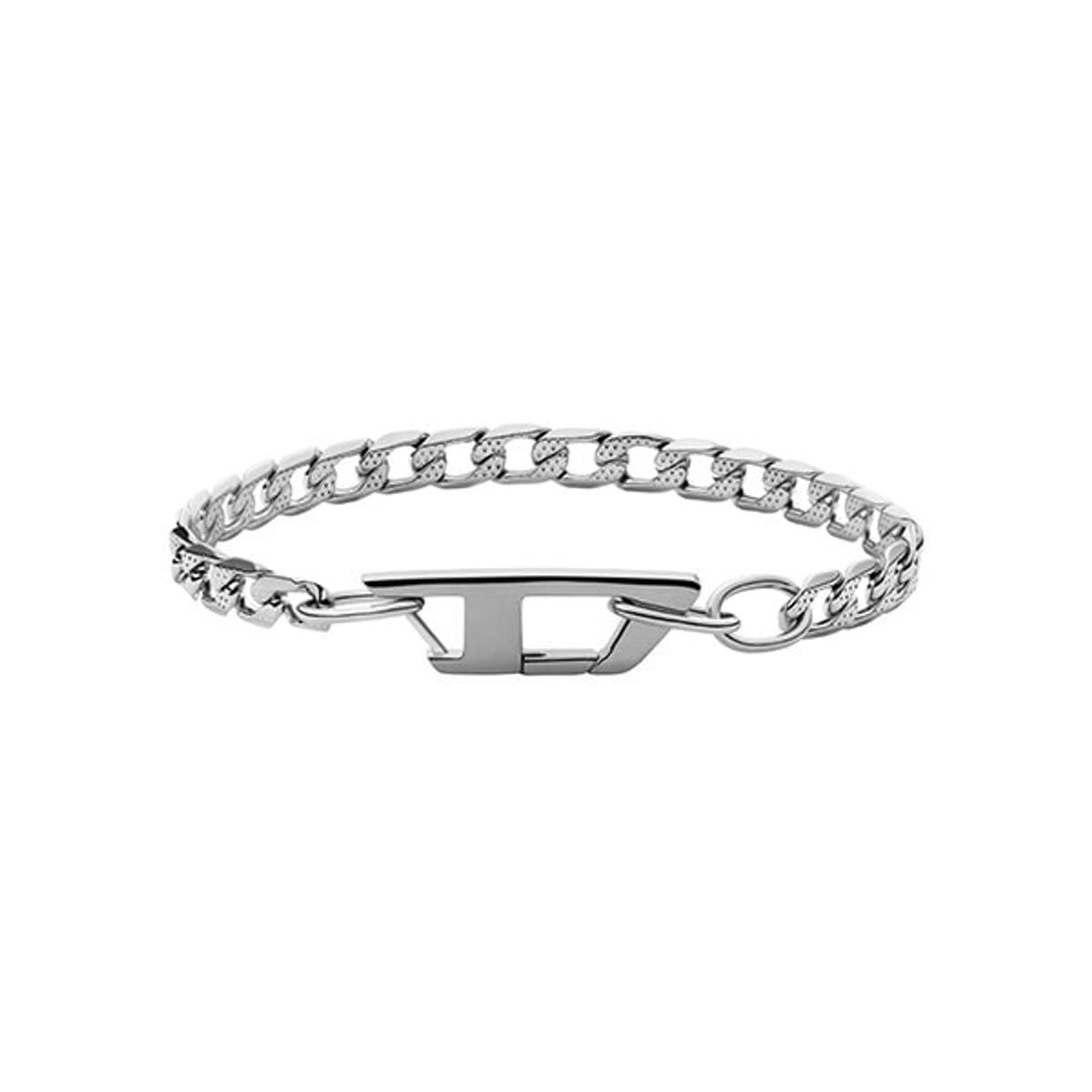 디젤 악세사리(DIESEL ACCESSORY) DX1496040 D 로고 체인 팔찌