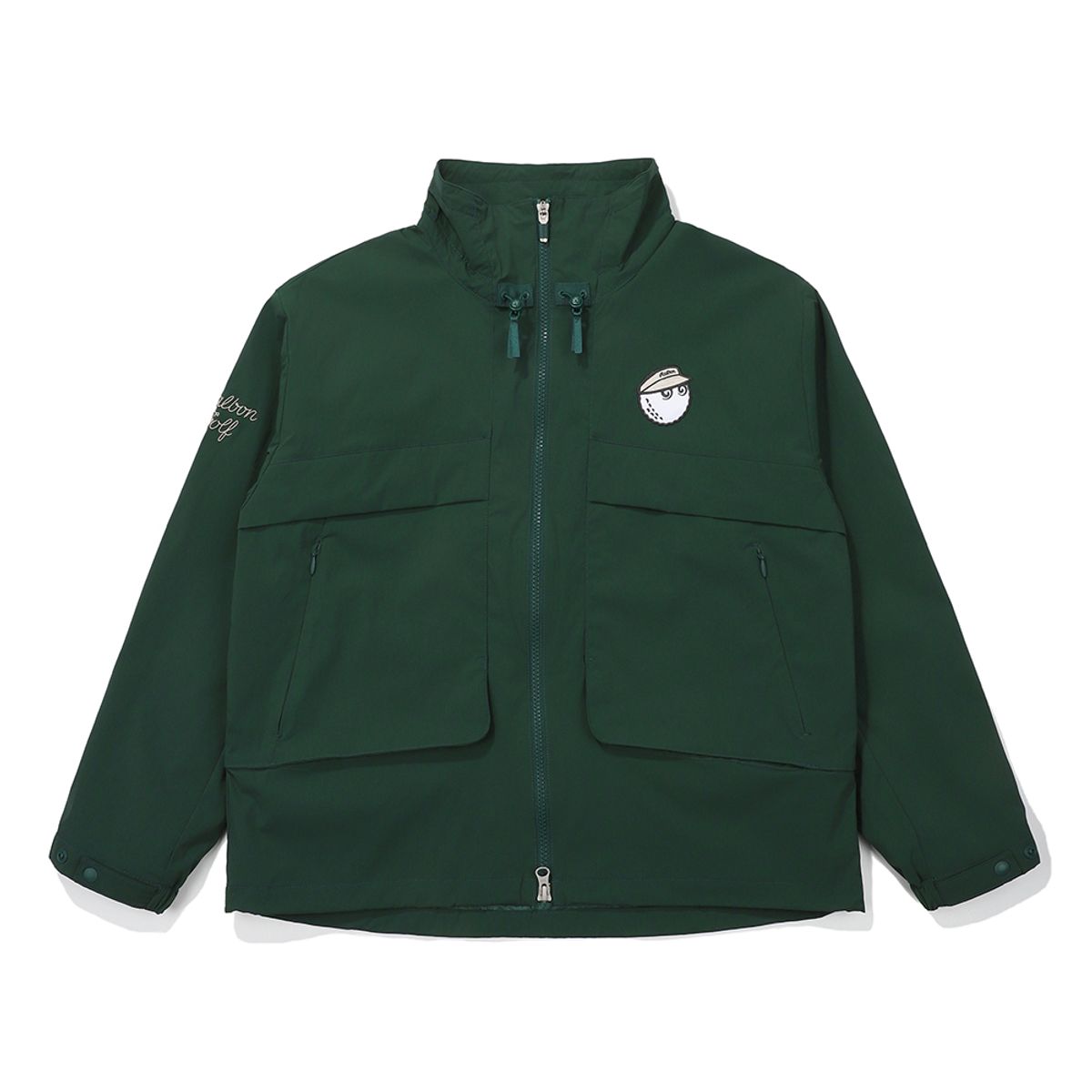 말본 골프(MALBON GOLF) 아웃포켓 경량 자켓 GREEN (WOMAN)