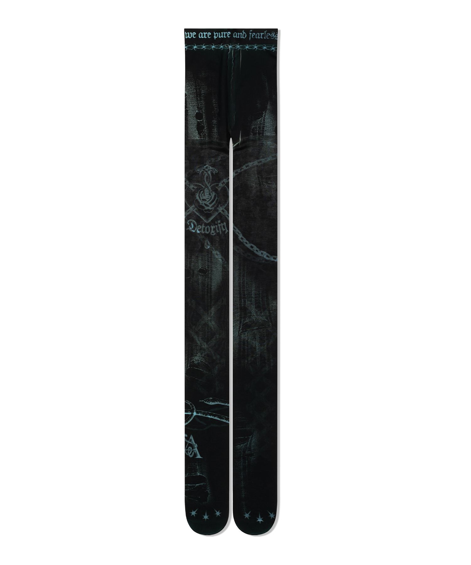 MUSINSA | 2000ARCHIVES YEAR OF SNAKE TIGHTS (BLACK)