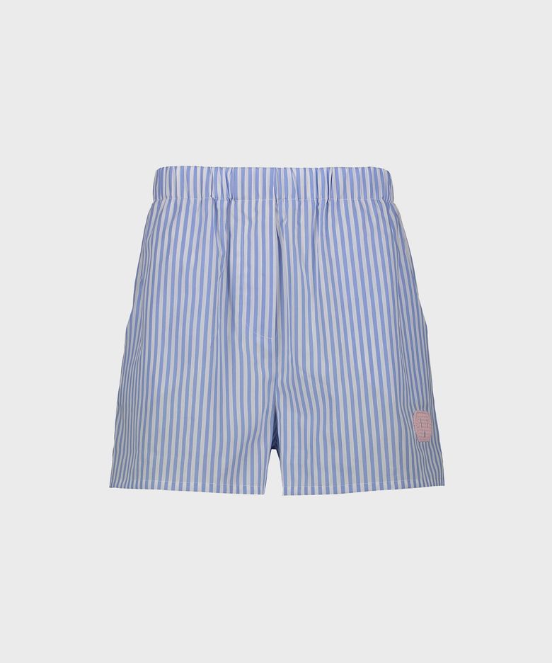 (W) 스트라이프 컬러 해피 쇼츠 블루 STRIPED COLOR HAPPY SHORT BLUE