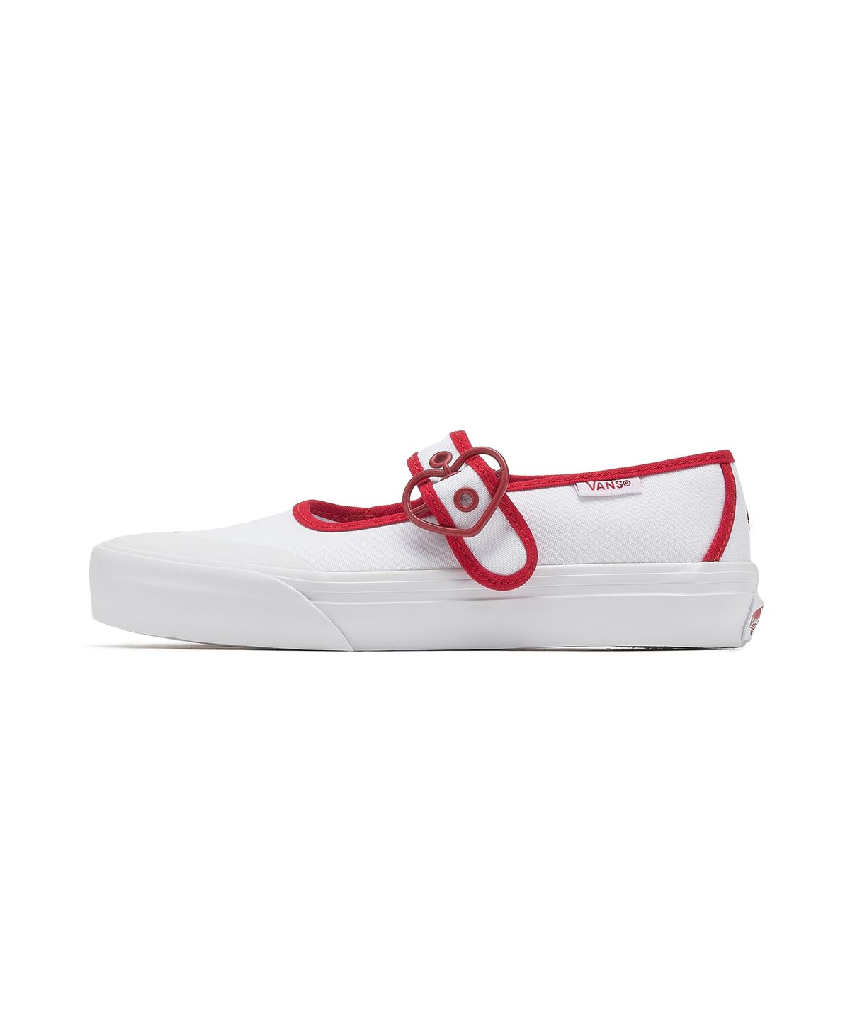 반스 키즈(VANS KIDS) 메리제인 키즈 - 러브 반스 트루 화이트/레드 / VN000CYKYF91
