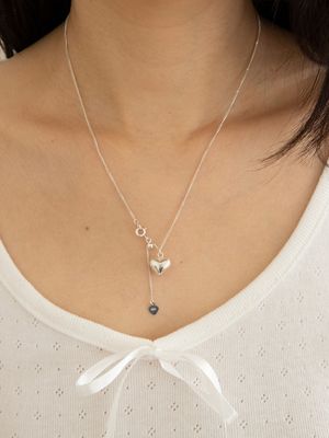 볼드 하트 넥클리스