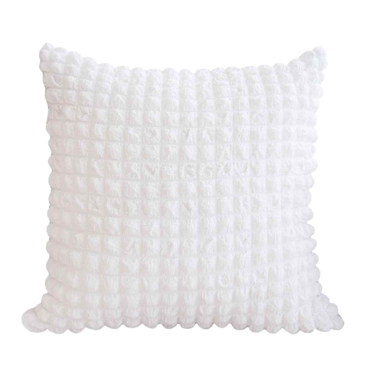 쿠션이야기(CUSHIONSTORY) 팝콘 쿠션 커버 밀크 화이트  45x45