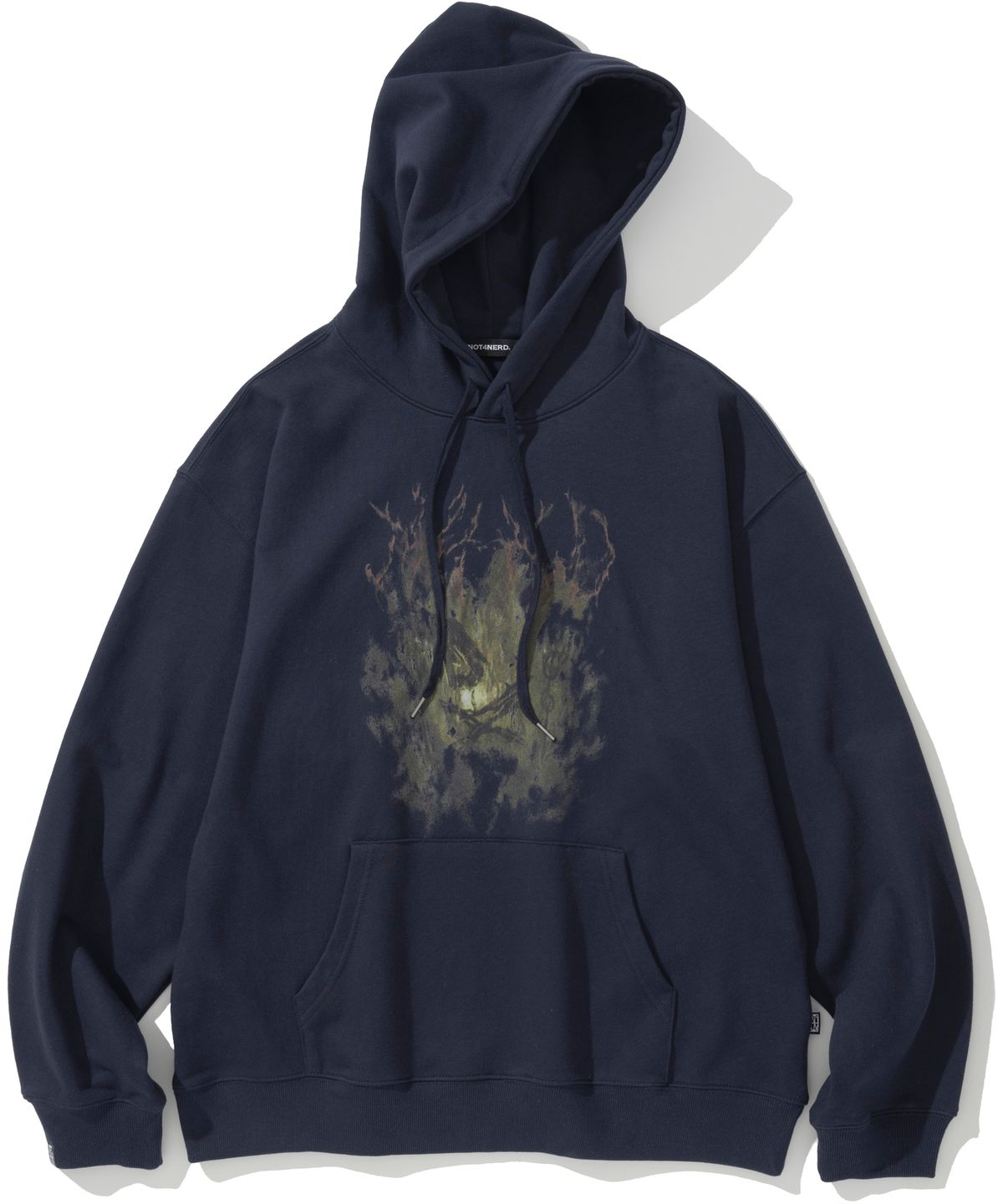 낫포너드(NOT4NERD) Forbidden Embers Pullover Hood - Navy