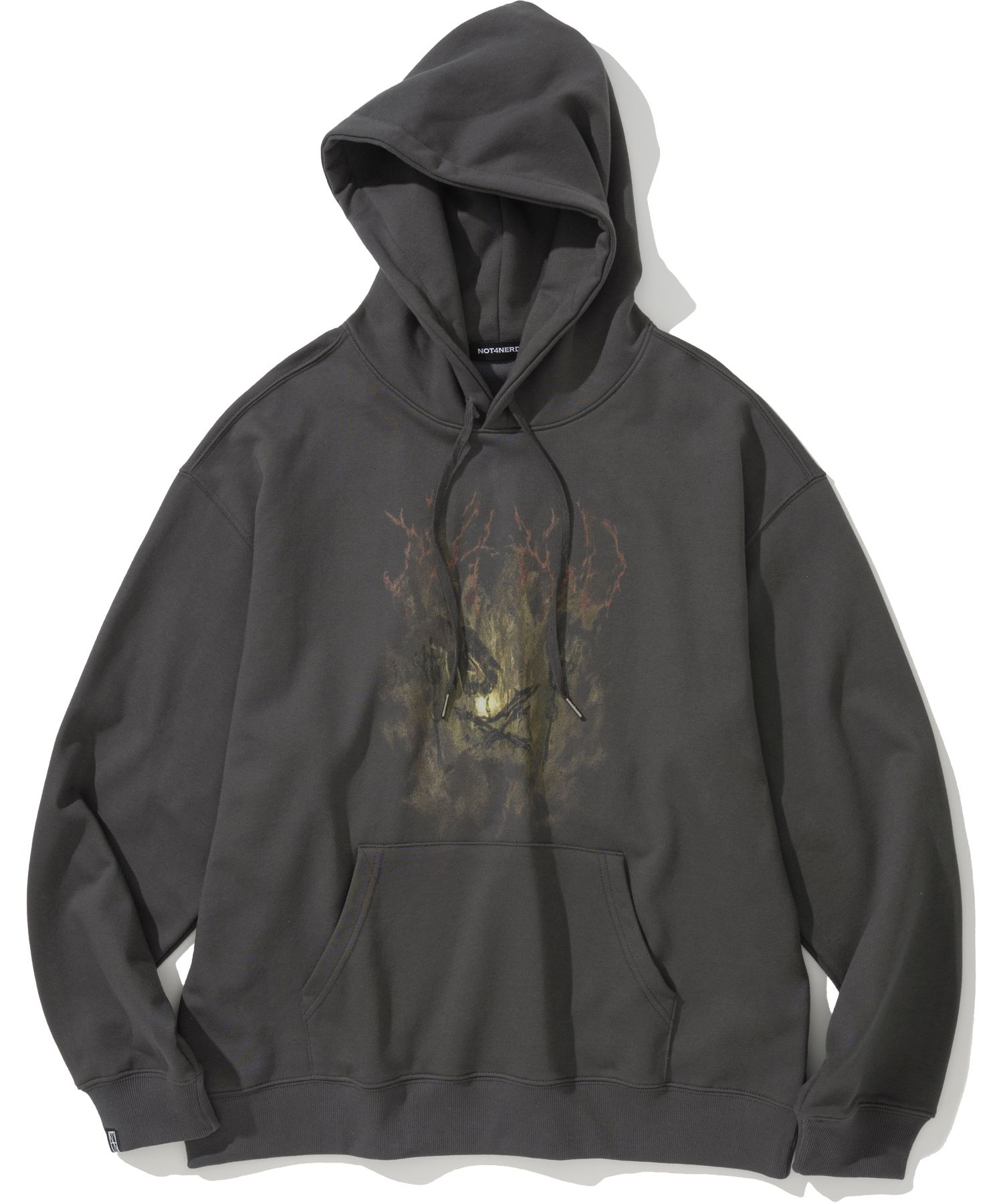 パーカー・フーディ NOT4NERD Forbidden Embers Pullover Hood Navy J1HD004BNY MUSINSA | NOT4NERD Forbidden Embers Pullover Hood - Charcoal