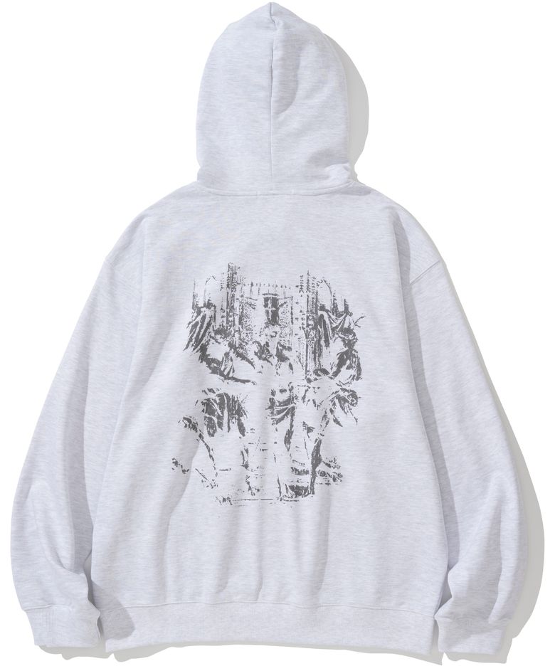 Punishment Pullover Hood - Light Grey