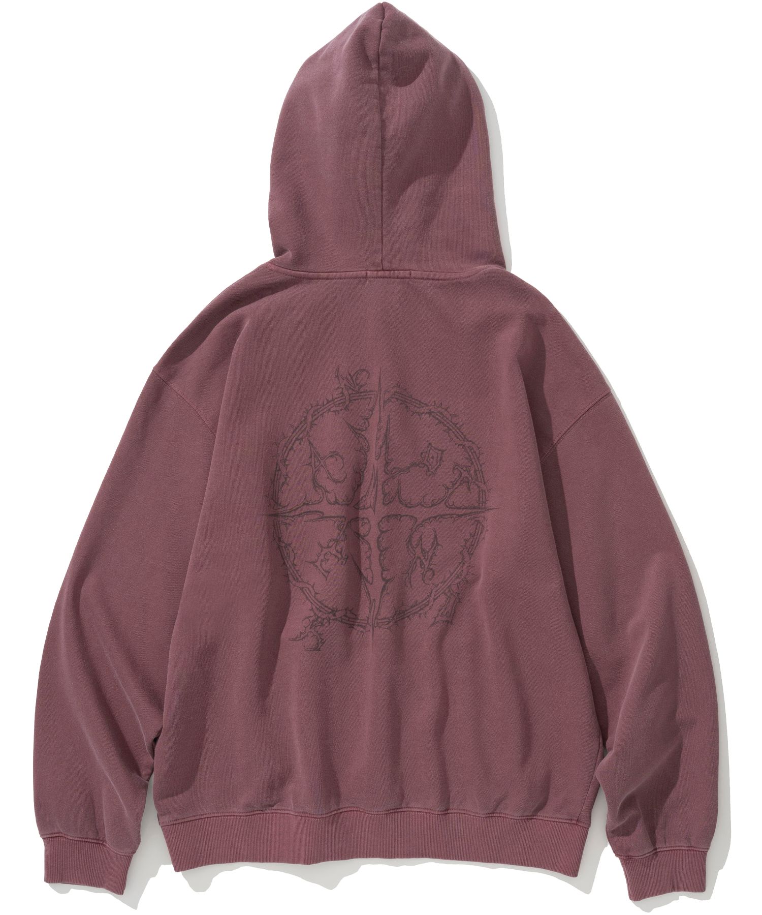 パーカー・フーディ NOT4NERD Rune Logo Pullover Hood Red J1HD005BRD MUSINSA | NOT4NERD Rune Logo Pullover Hood - Red