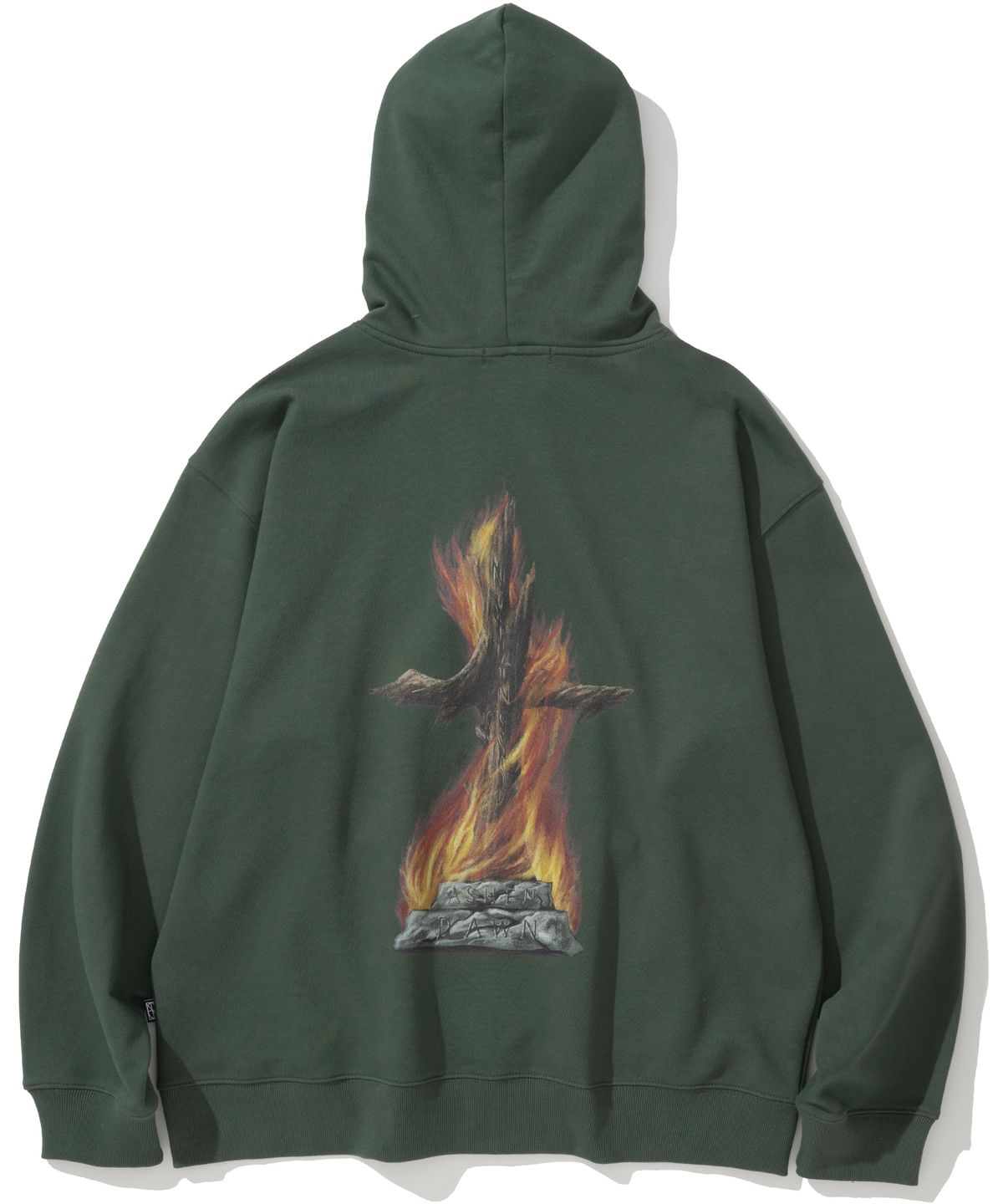 낫포너드(NOT4NERD) Burnning Stake Pullover Hood - Green