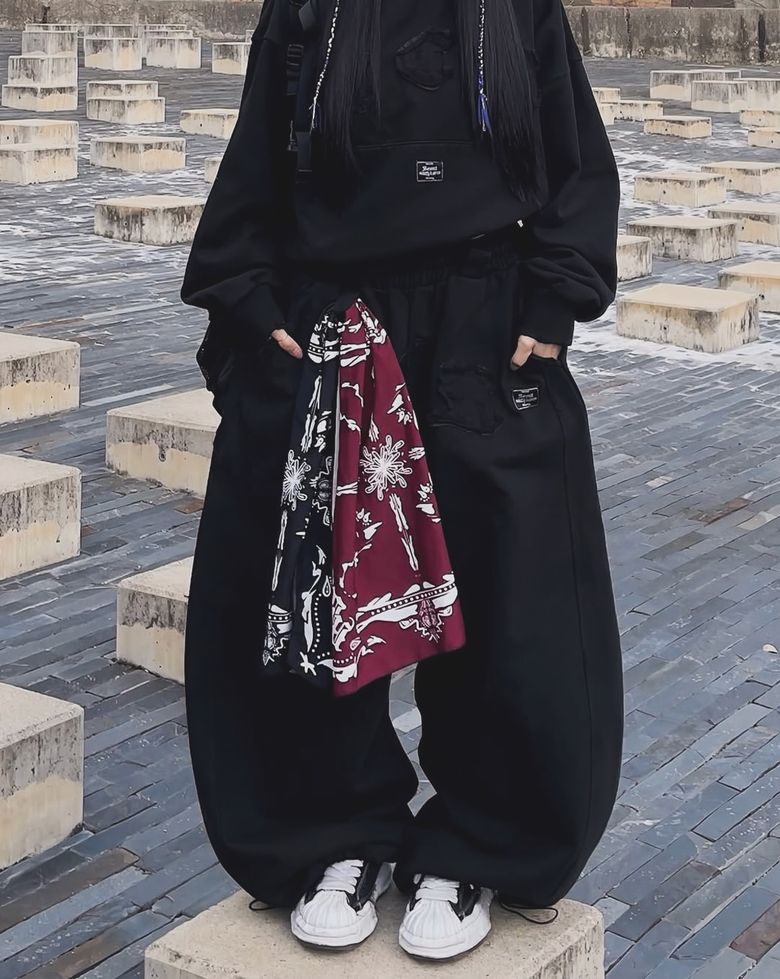 Double Bandana Silk Scarf