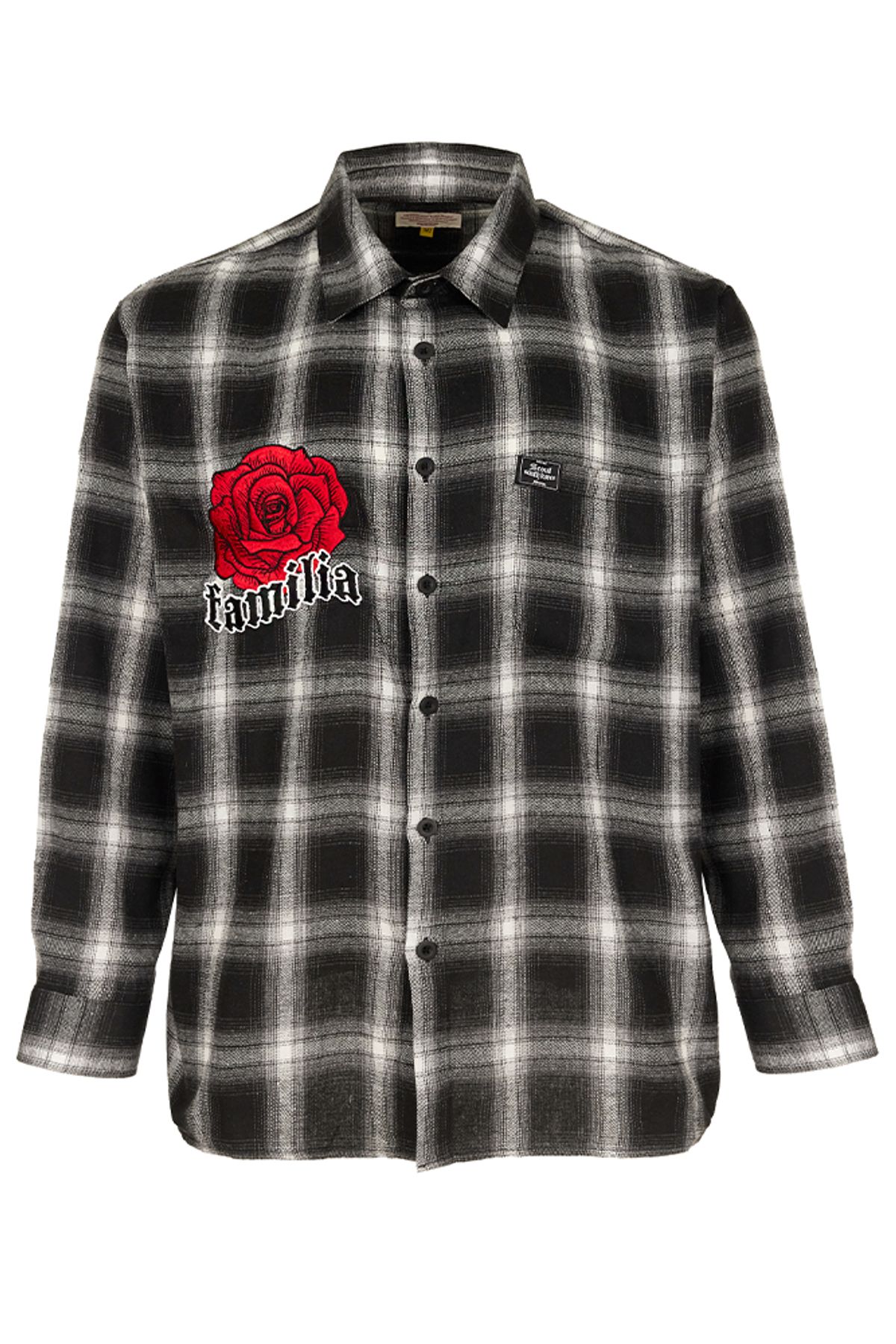 뭉(MWOONG) Oldschool Check Flannel Shirts(BLACK)