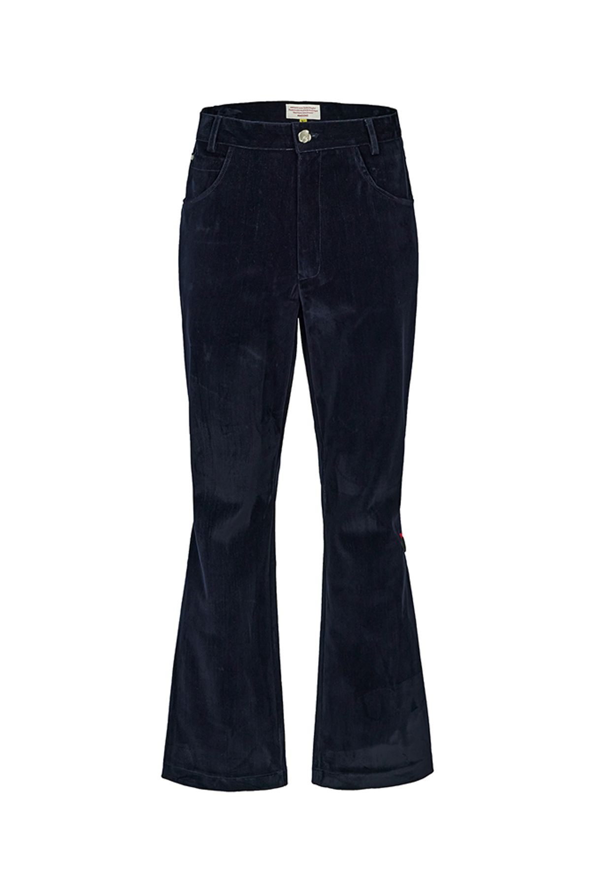 뭉(MWOONG) Velvet Denim Flared-fit Pants(NAVY)
