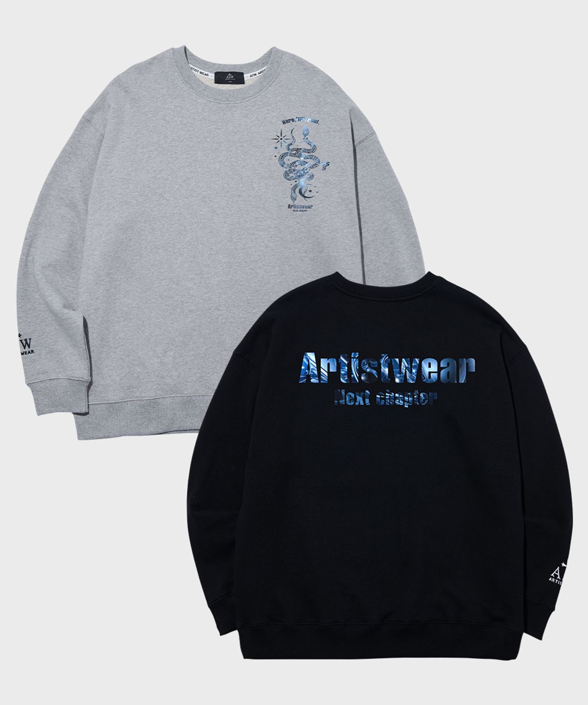 아티스트웨어(ARTISTWEAR) [ATW] 푸른뱀 맨투맨