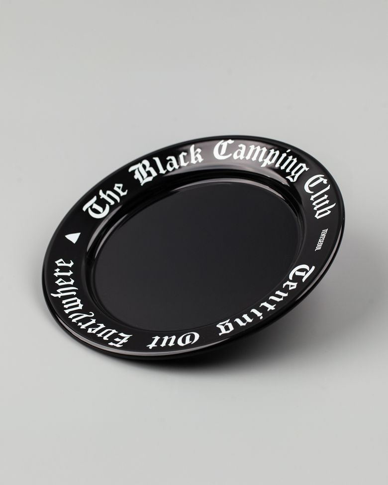 Black Camping Club 블랙 법랑 플레이트 M